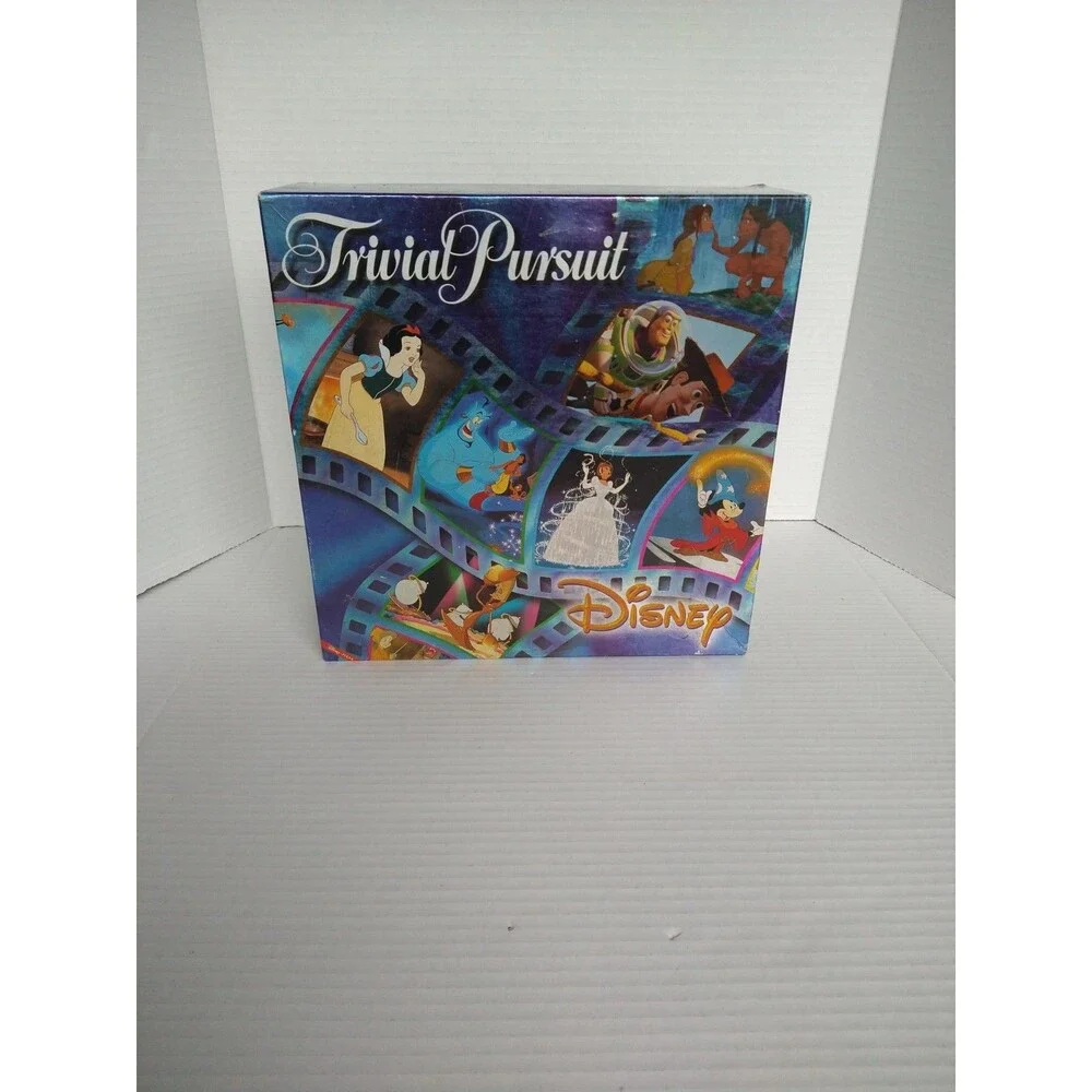 Disney Trivial Pursuit Animated Picture Edition 2002 Complete Board Game Vintage